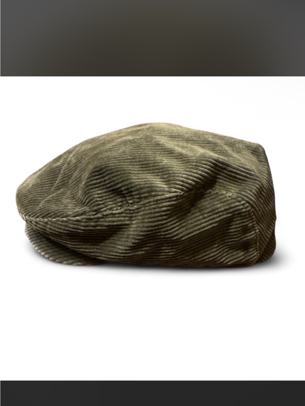 Nike Olive Green Corduroy Newsboy Cap